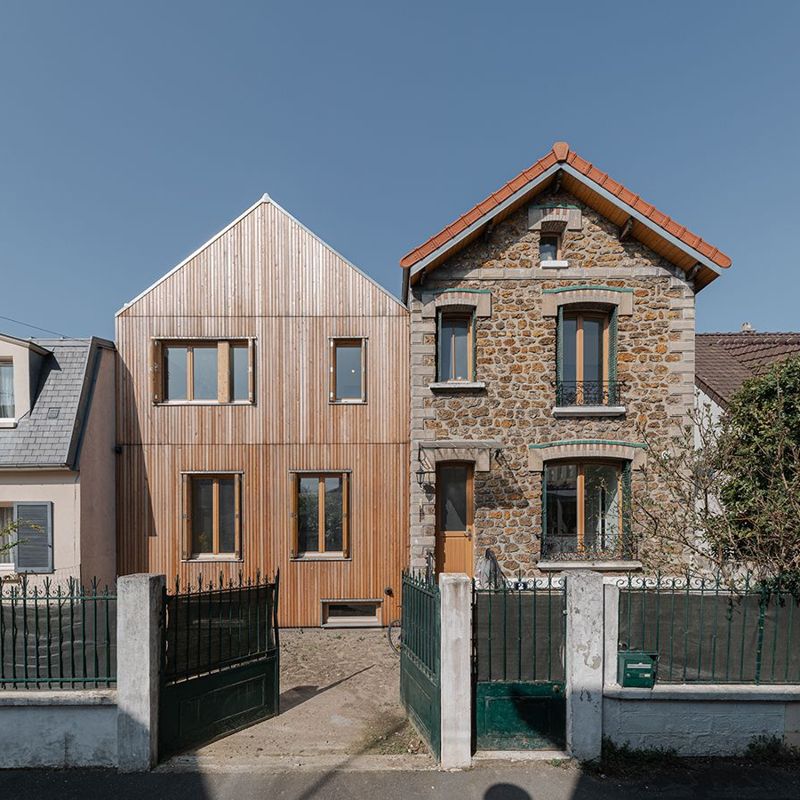 Extension de maison — Maison en meulière, Fontenay-sous-Bois